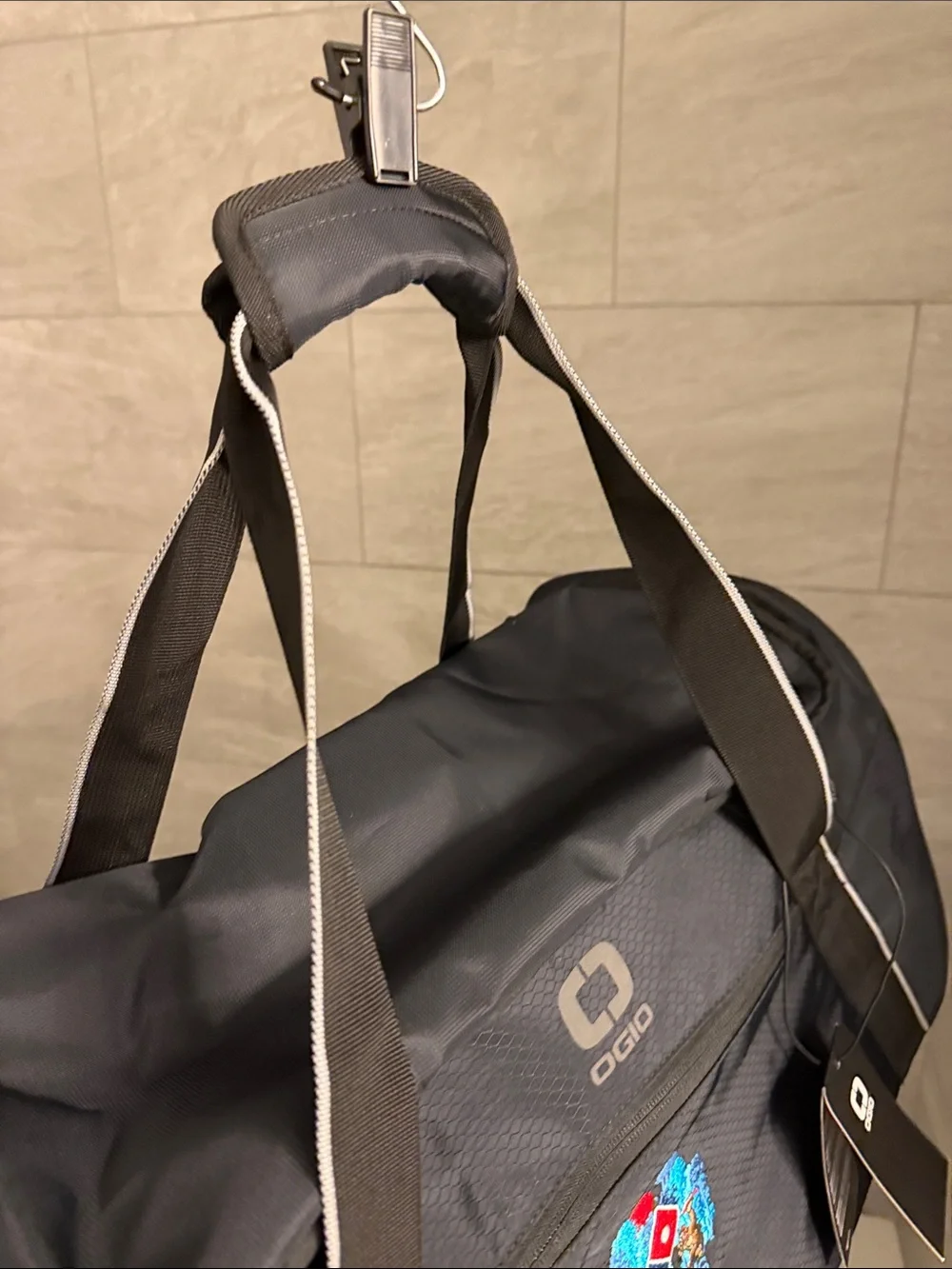 OGIO Black Duffel with Domino's PNW Embroidered Crest